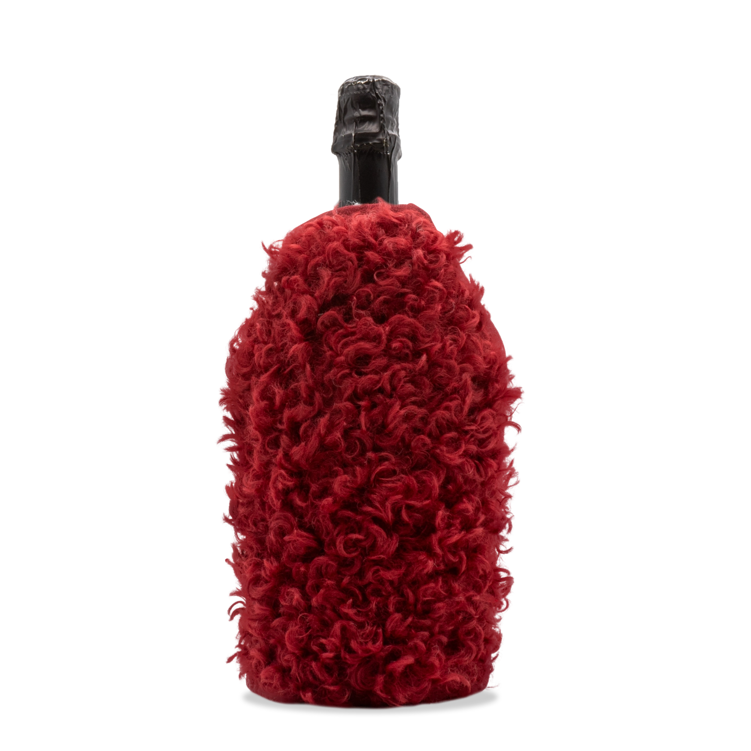 Flaschenkühler mit Wolle