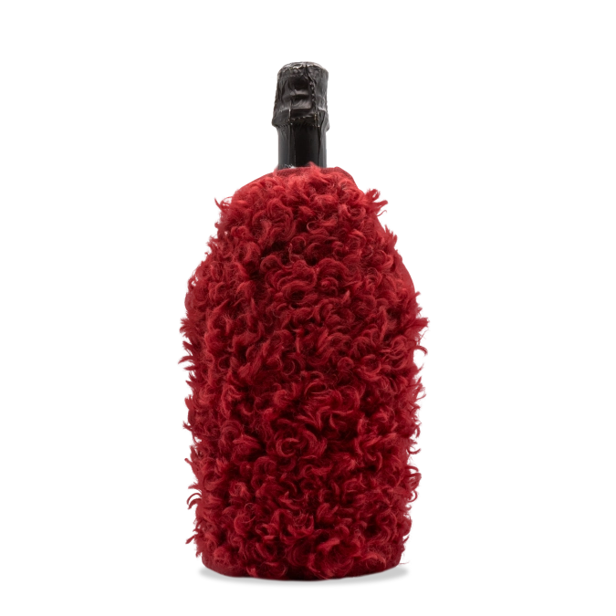 Flaschenkühler mit Wolle