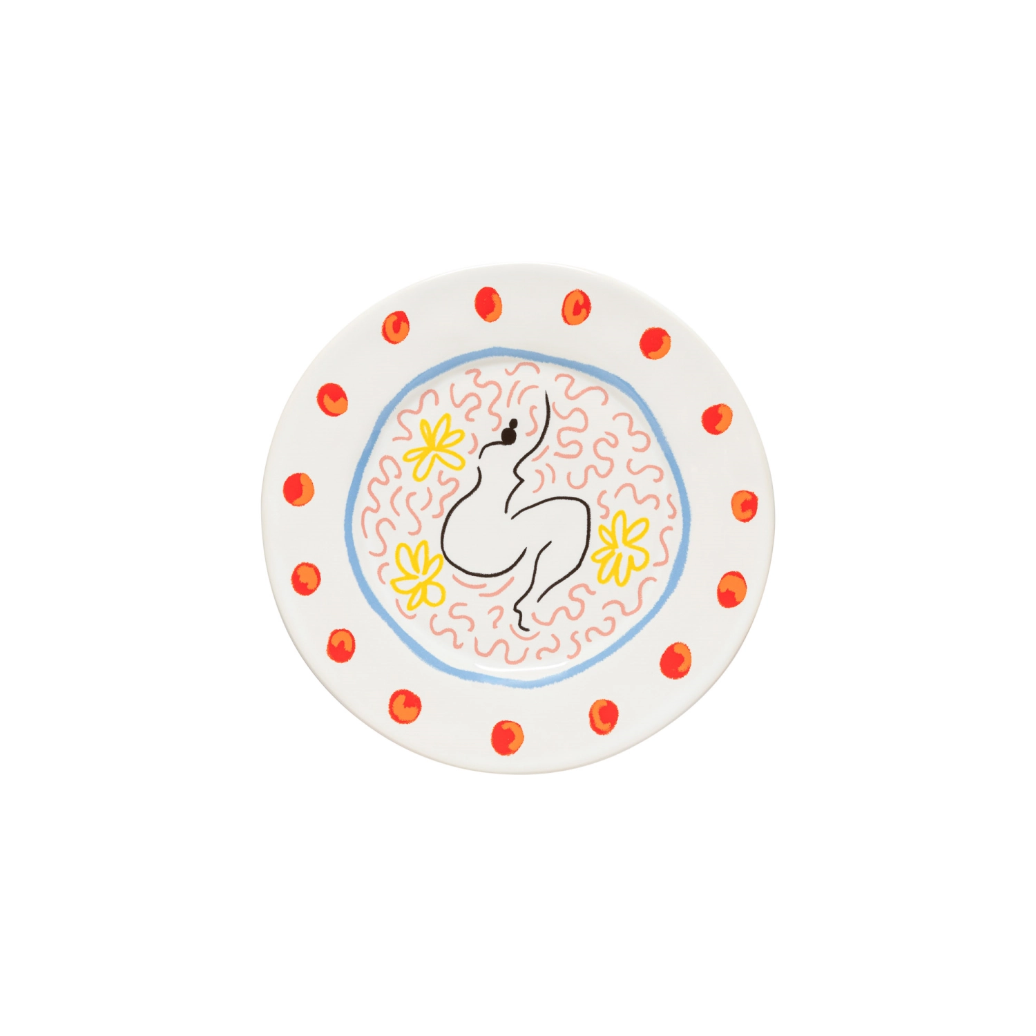 Summer Bliss assiette lady