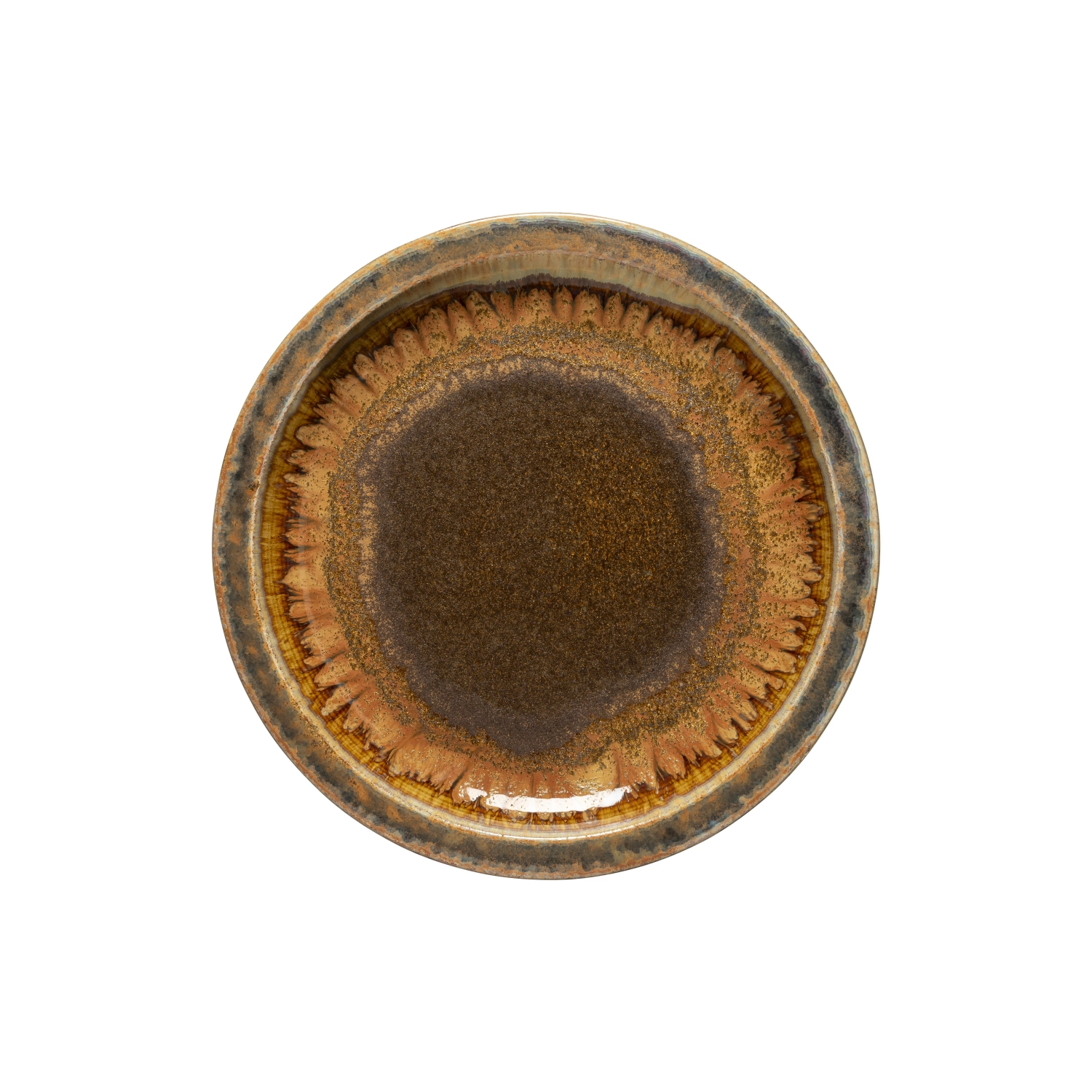 Poterie assiette plate