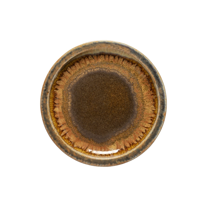 Poterie assiette plate