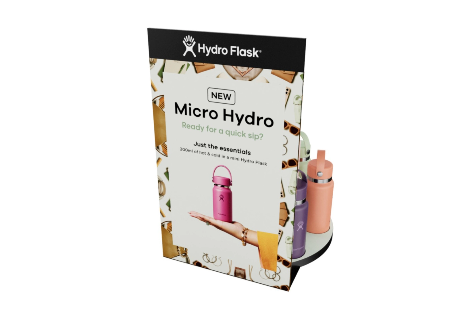 Display Hydro Flask Micro CDU Counterdisplay