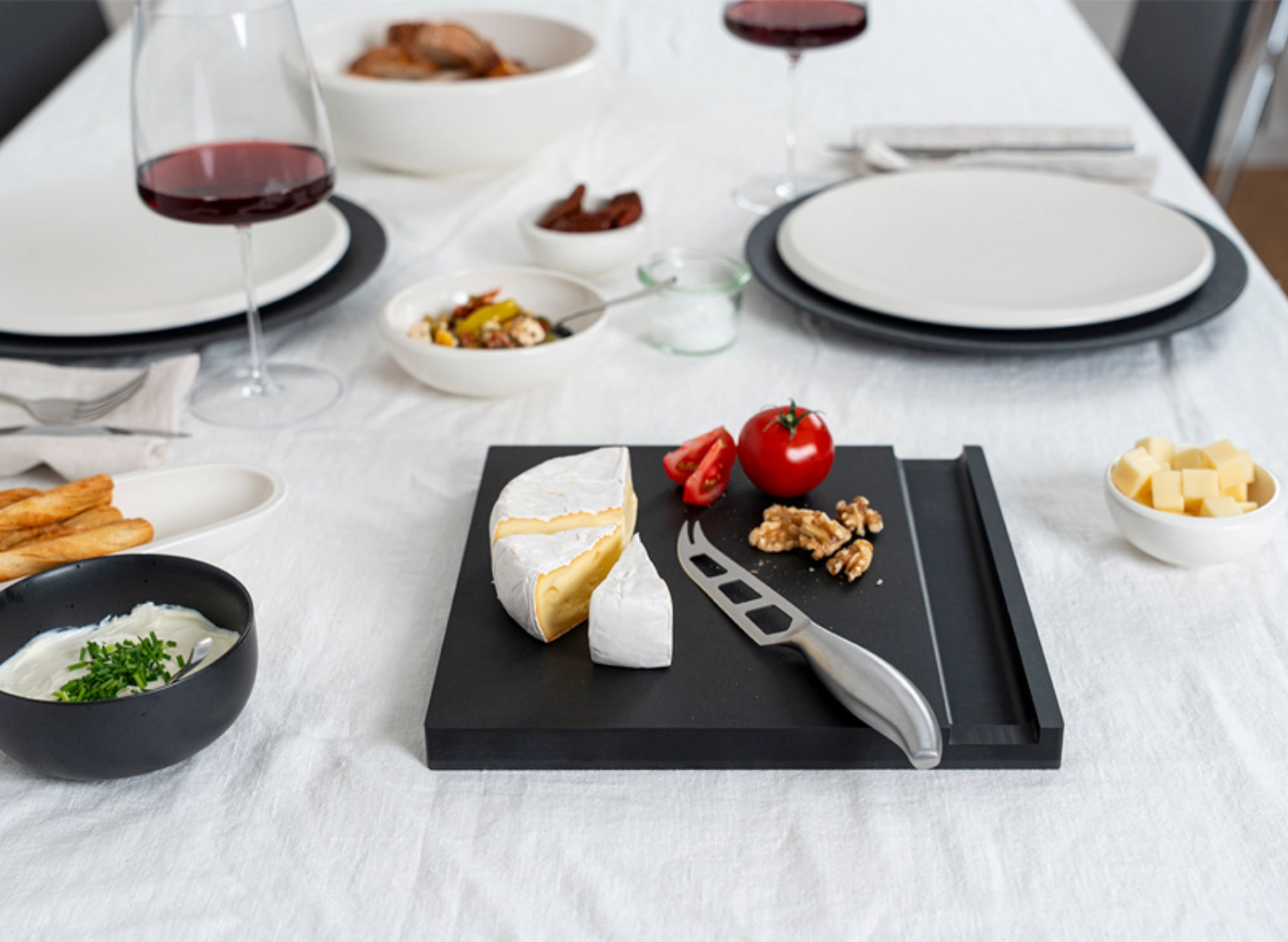 Set de fromage avec couteau