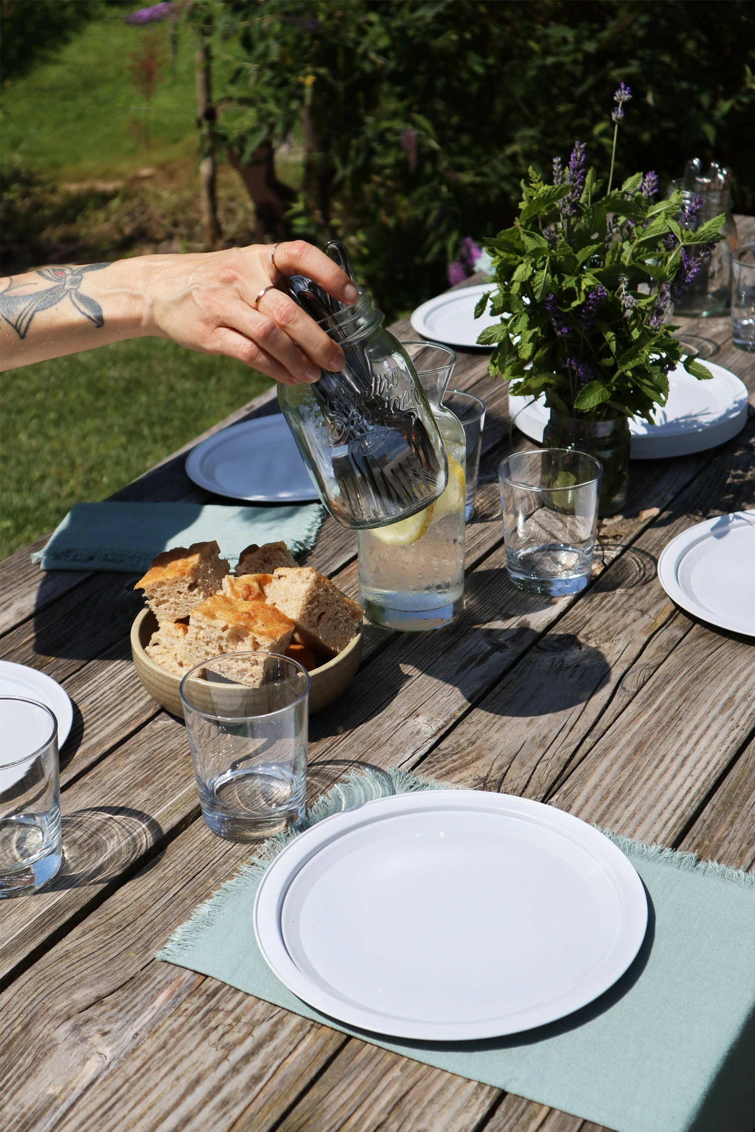 Set de 60 assiettes Use & Re-Use