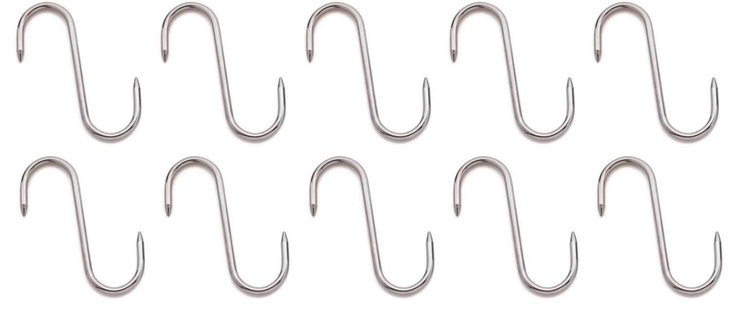 Set de 10 crochets à viande