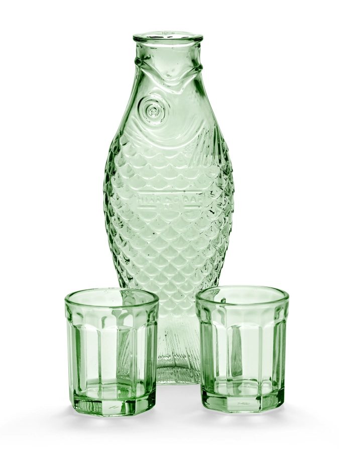 Fish & Fish pichet avec 2 verres