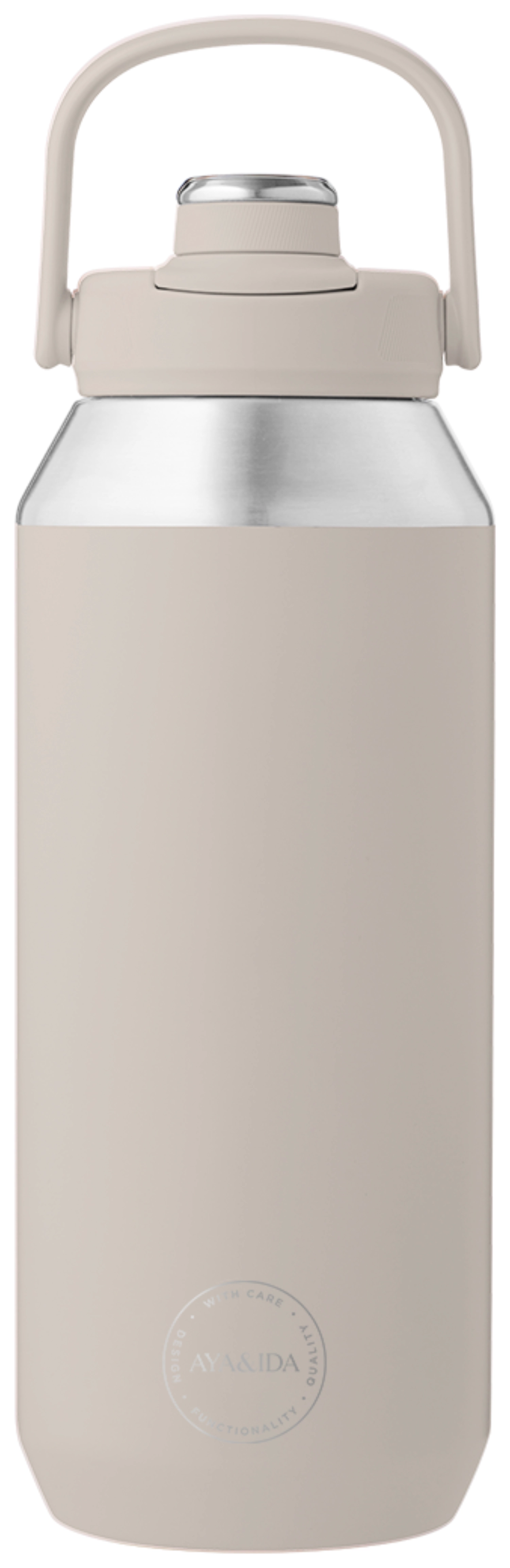 Sports Bottle 950ml Cream Beige