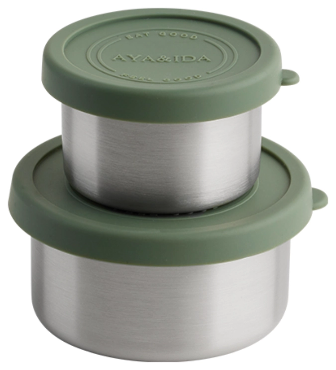 Set de 2 boîtes à snacks 100ml + 200ml