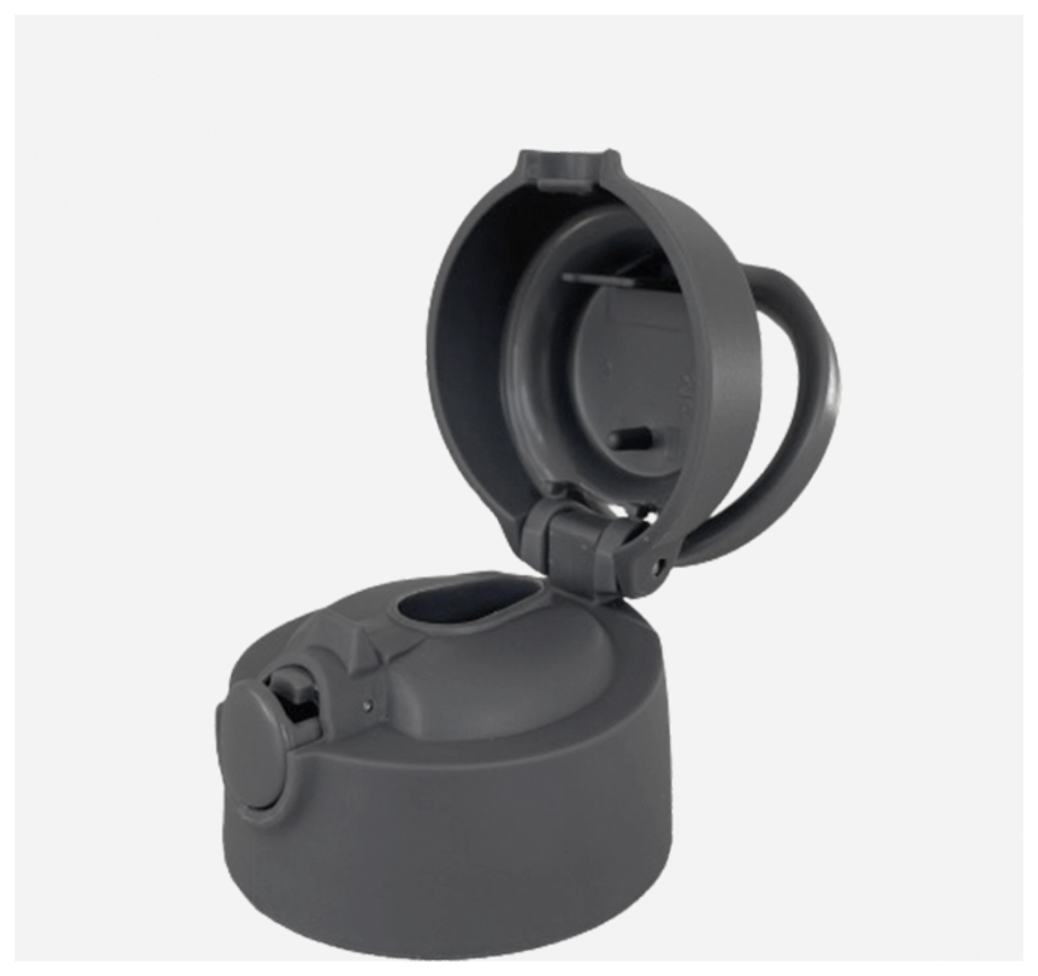 Kids Straw Bottle Deckel Dark Grey