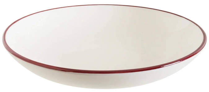 Linea Burgundy Bloom Teller tief