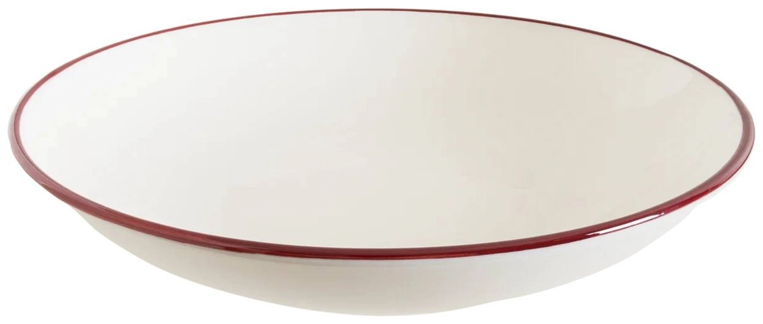 Linea Burgundy Gourmet Teller tief