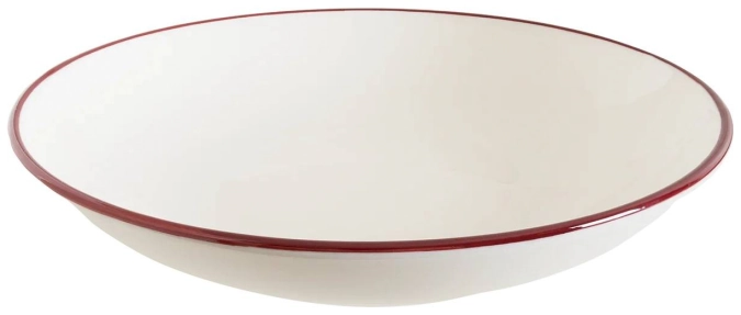 Linea Burgundy Gourmet Teller tief