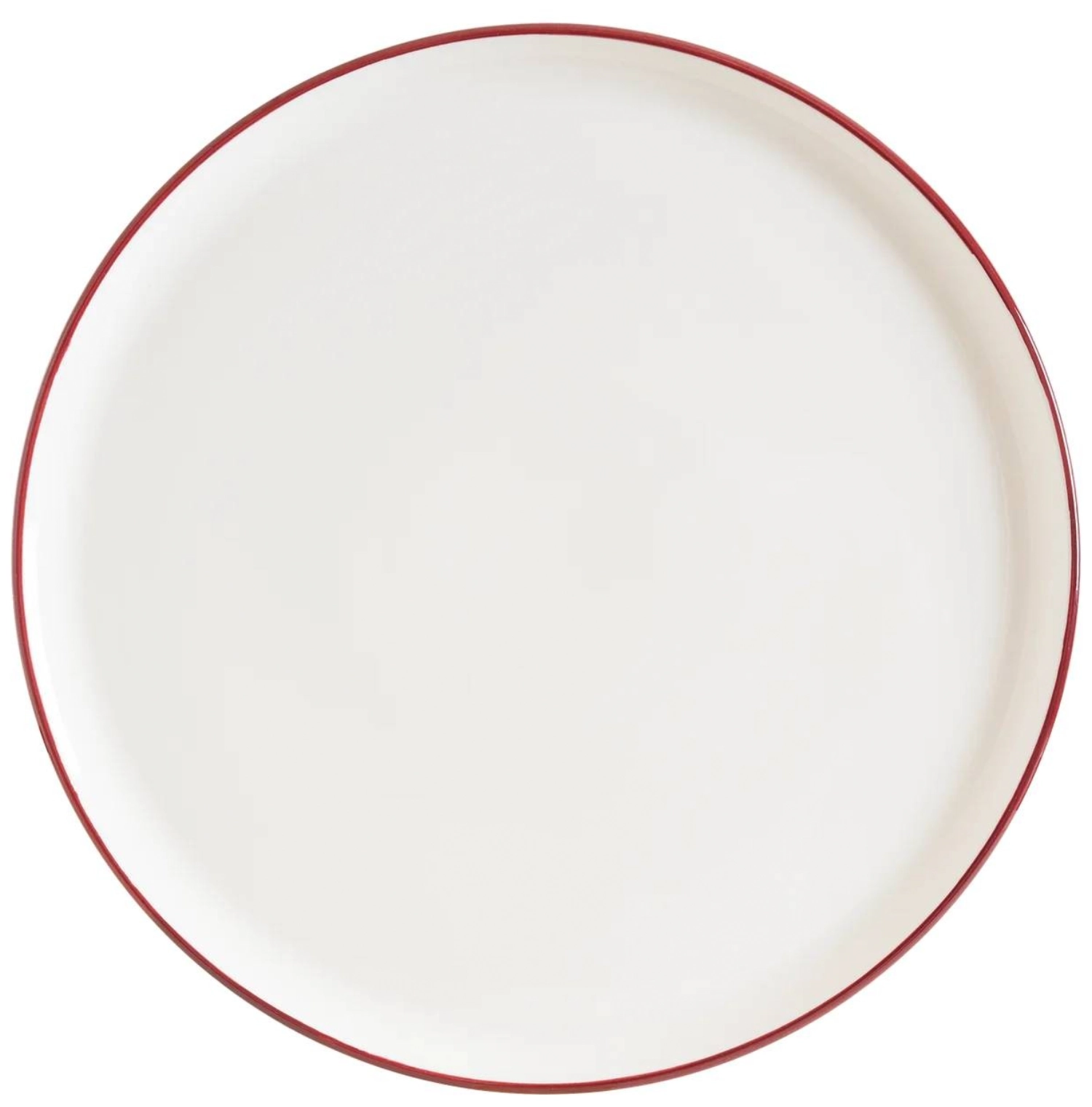 Linea Burgundy Gourmet Teller flach