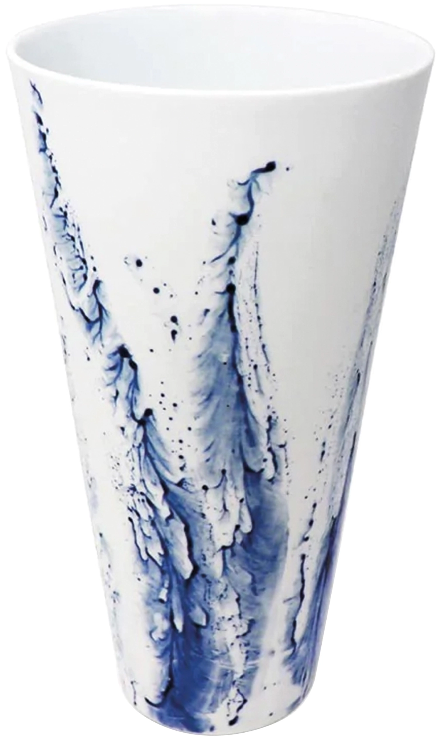 Blue Impression Vase