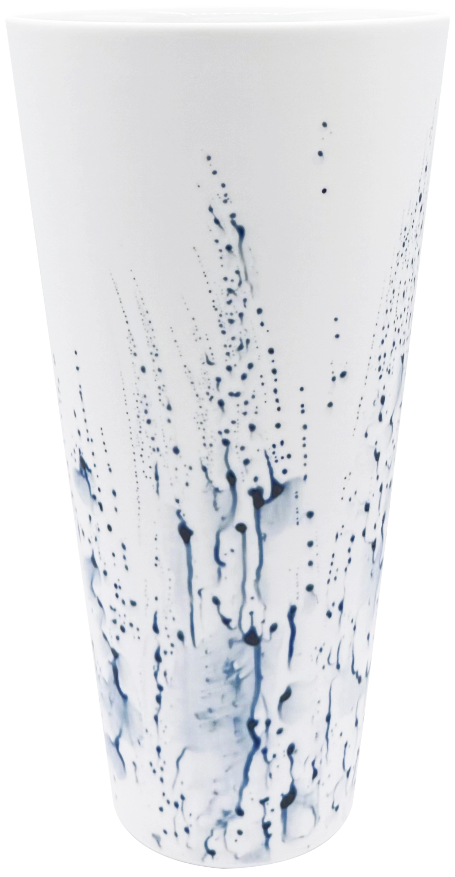 Blue Impression Vase