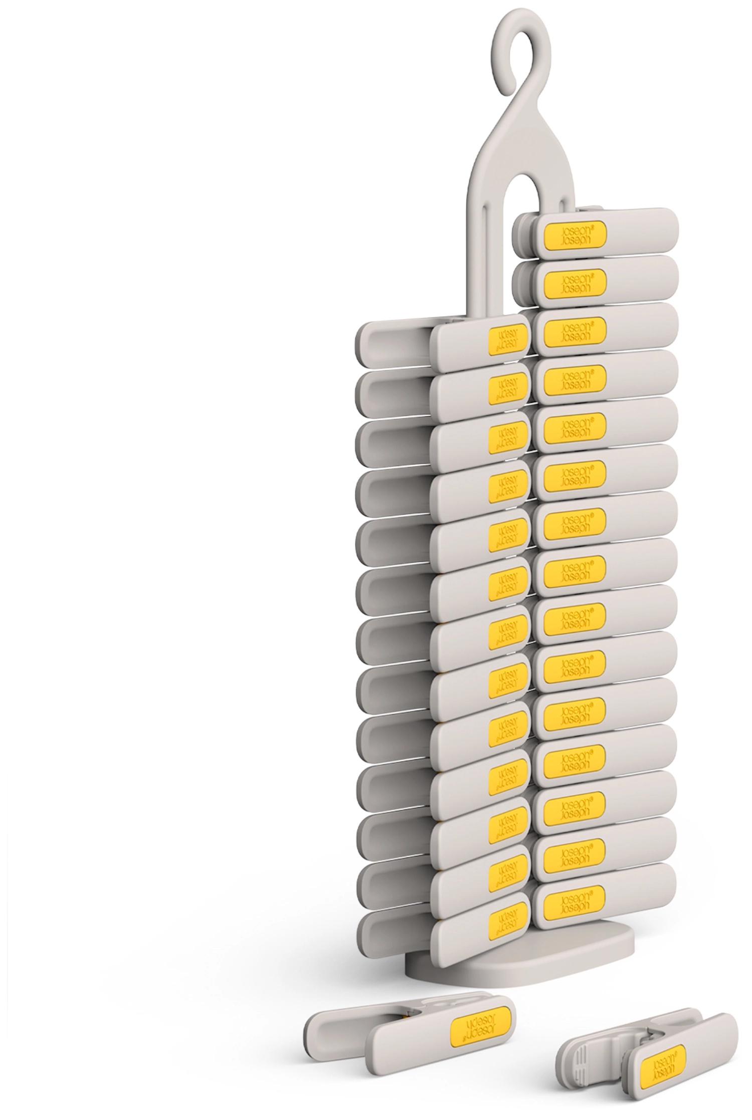 30er Set PegStore Wäscheklammern mit Halterung