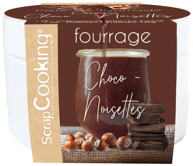 Pâte de fourrage crémeux choco noisette