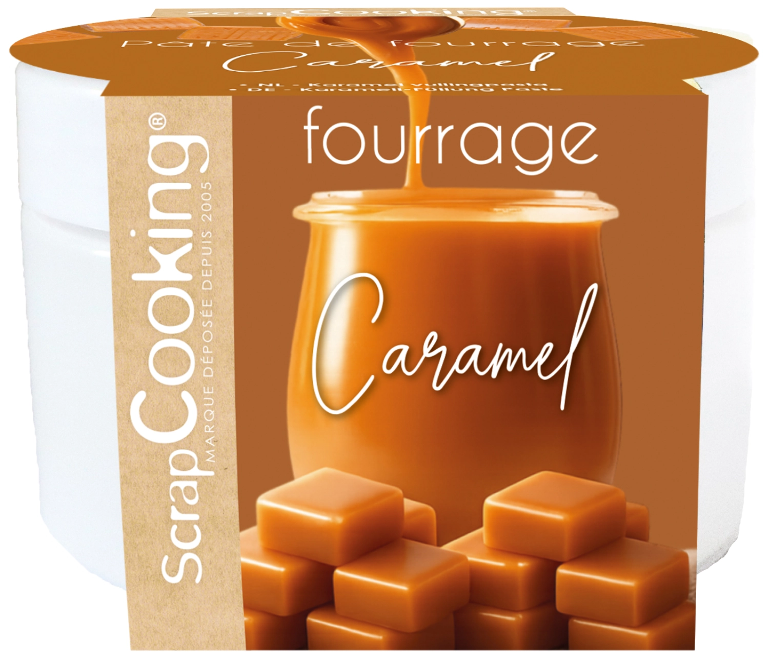 Pâte de fourrage caramel