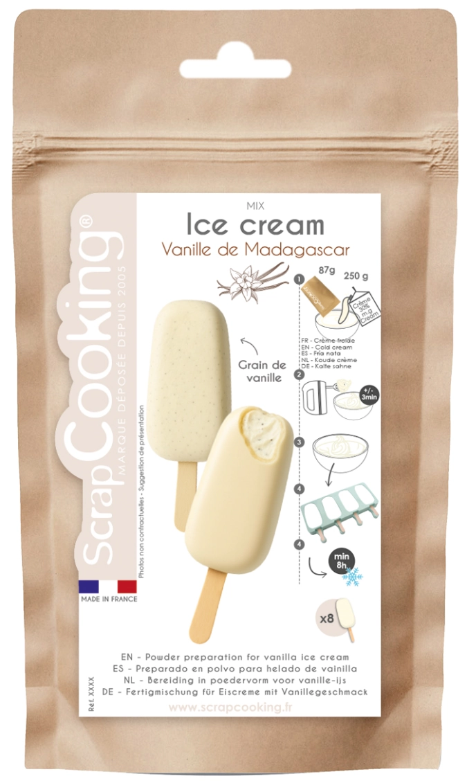 Mix Ice cream vanille