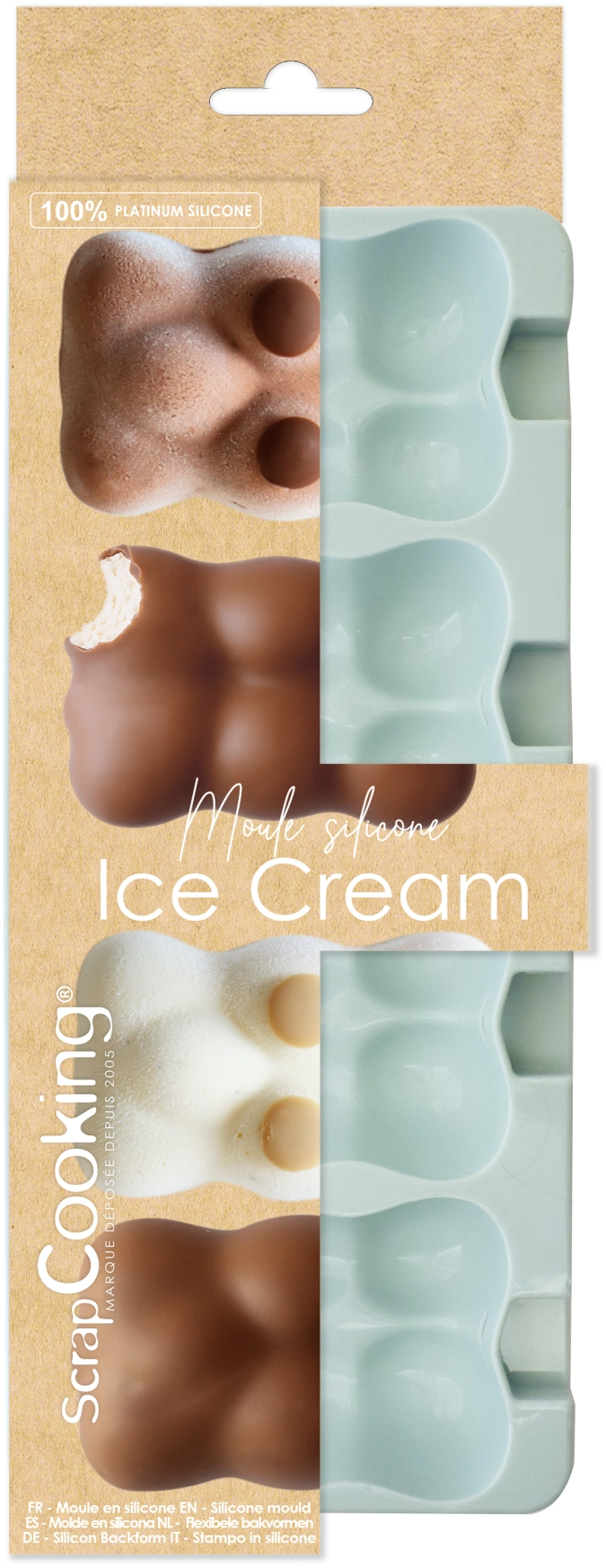 Moule silicone glace Oursons