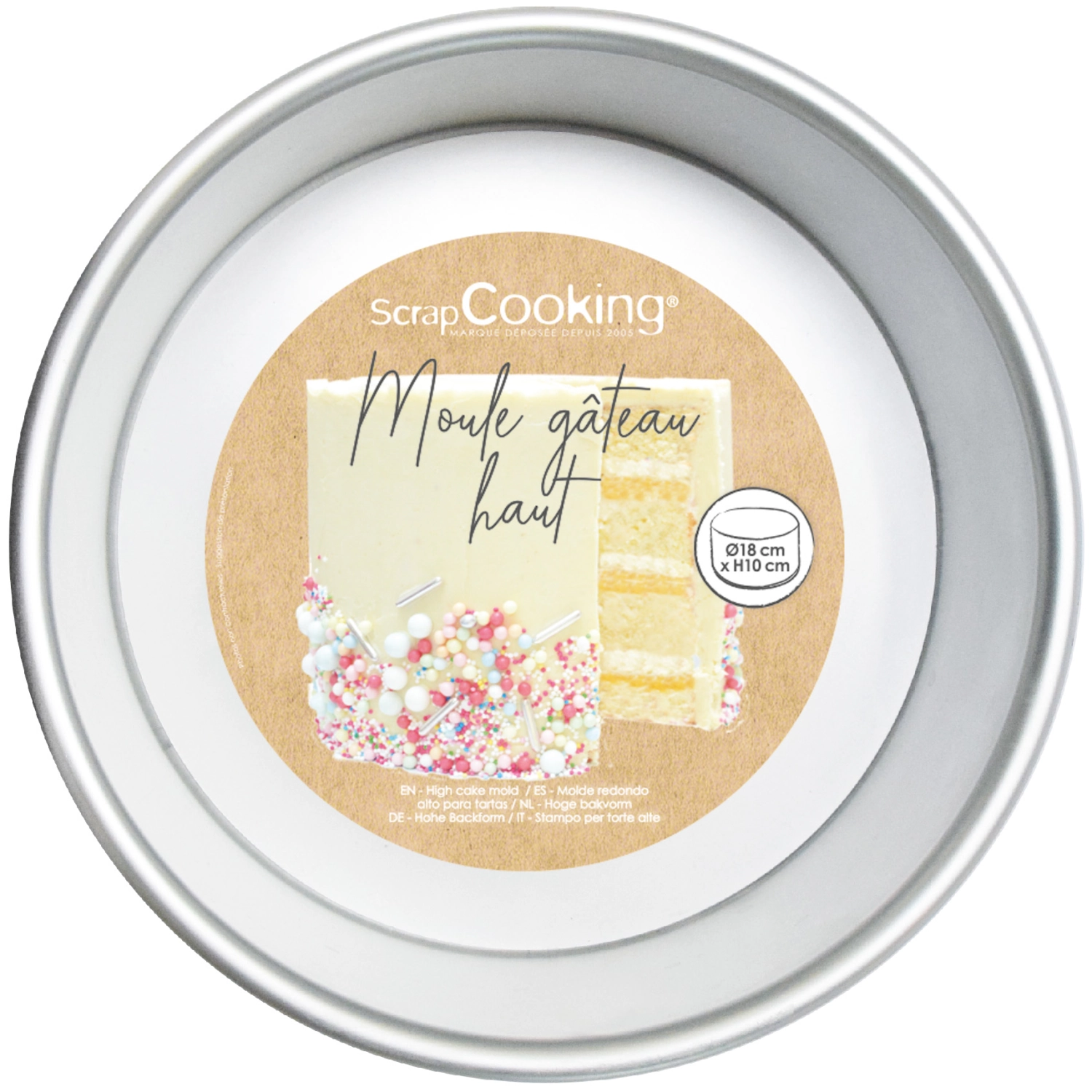 Moule aluminium haut 18cmx10cm