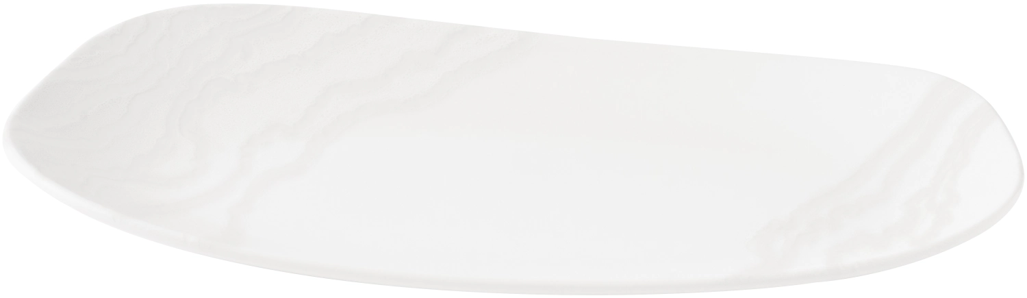 Tide White Organic Oblong Platte