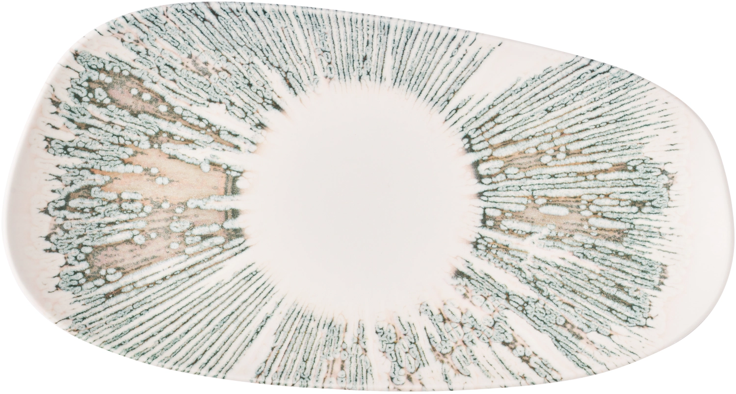 Lyra Pink Opal Organic Oblong Platte