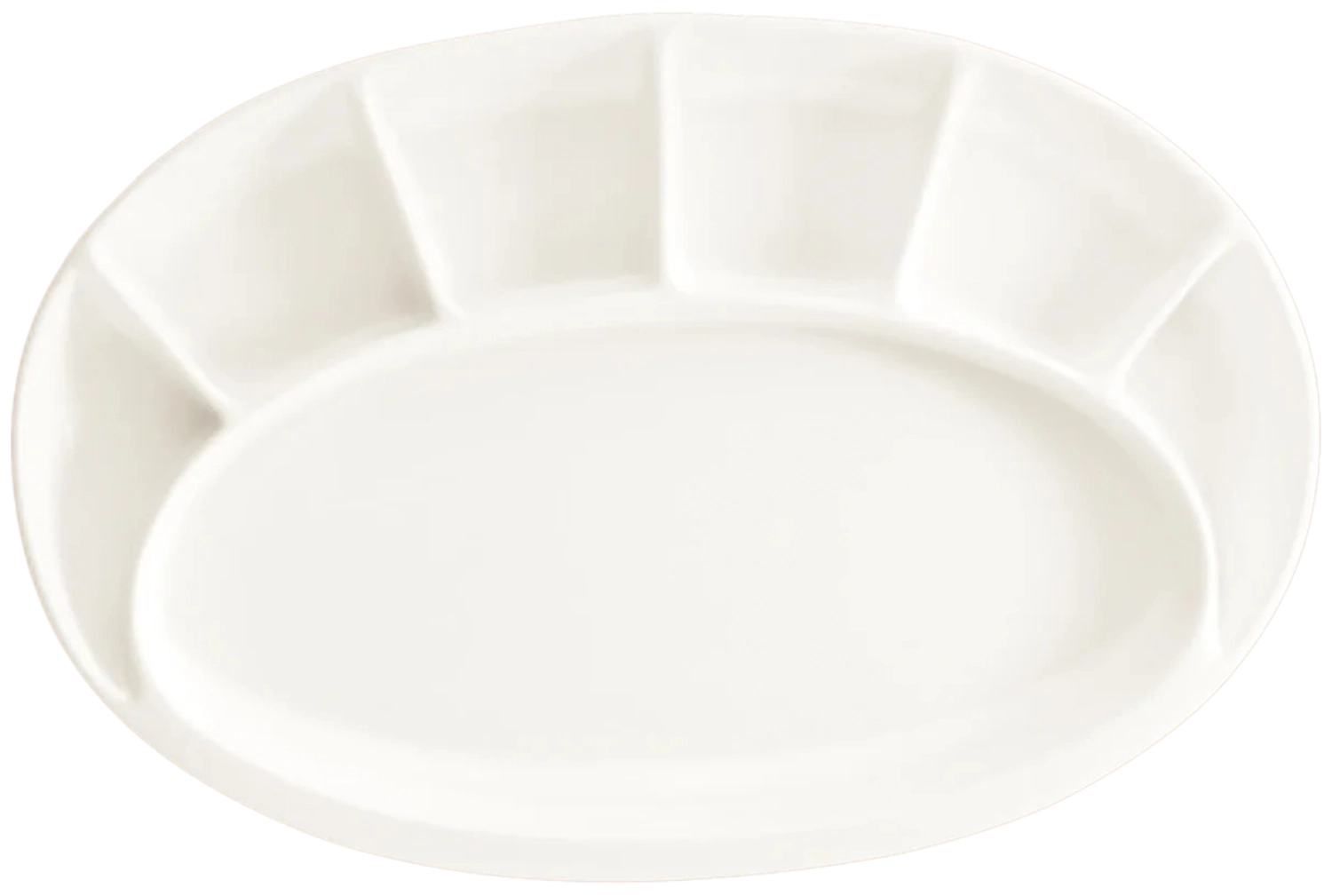 Gourmet Teller mit Unterteilungen D33cm