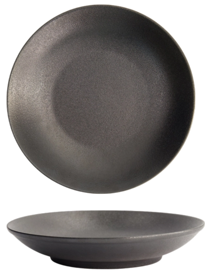 Assiette à riz profonde Yuzu Noir