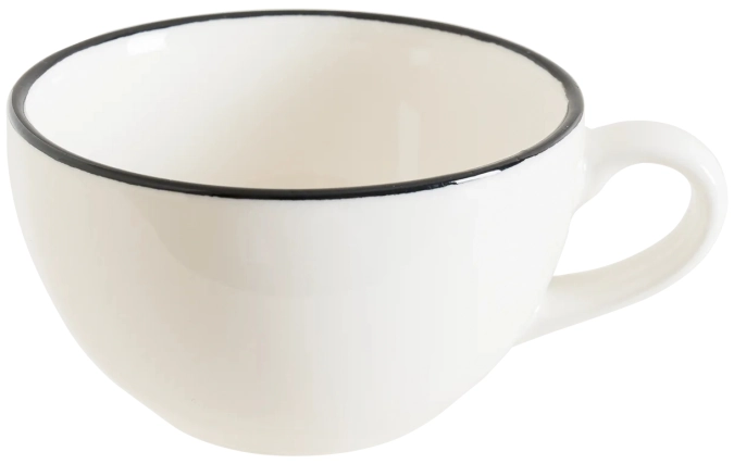 Linea Black Rita Kaffeetasse