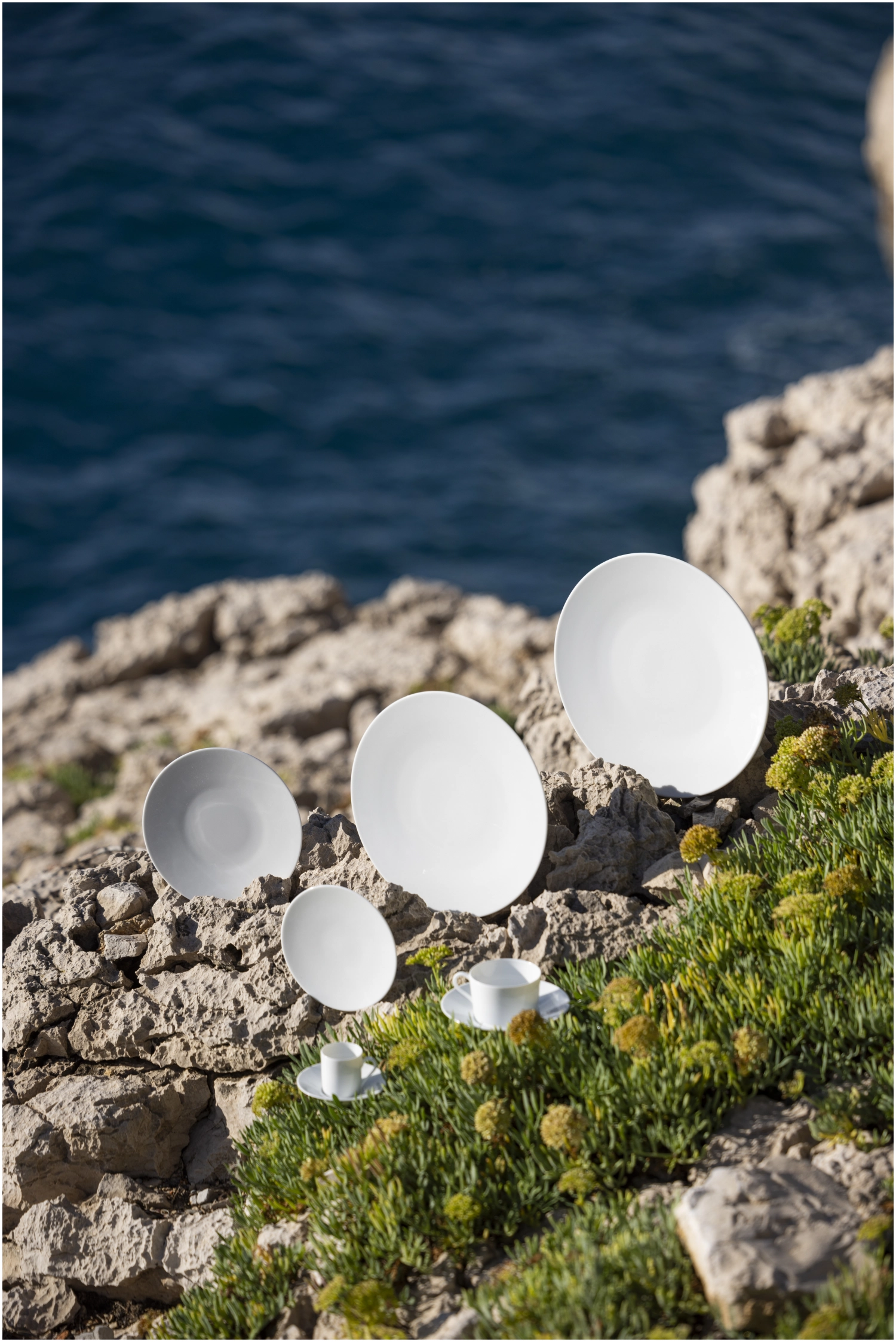Page Blanche assiette plate