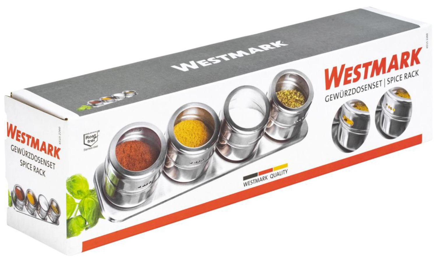 Set 5 boîtes à épices