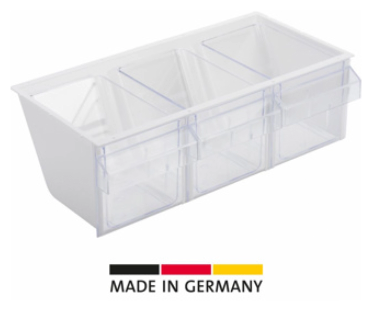 Schüttengehäuse mit 3 Stk. Schütten