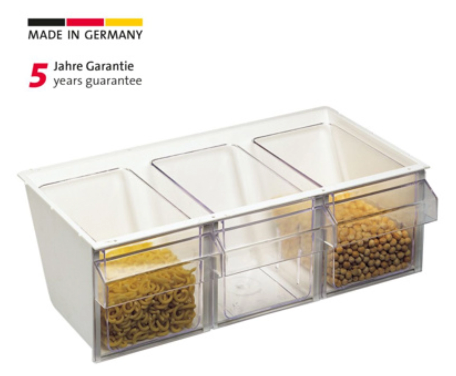 Schüttengehäuse mit 3 Stk. Schütten