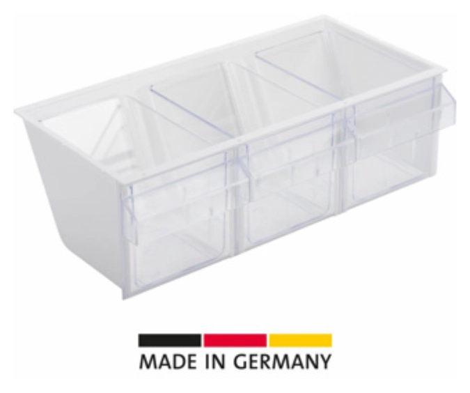 Schüttengehäuse mit 3 Stk. Schütten