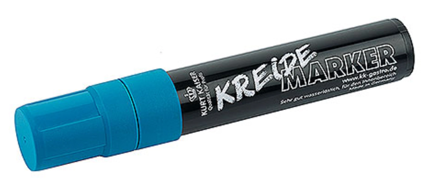 Kreidemarker breit blau