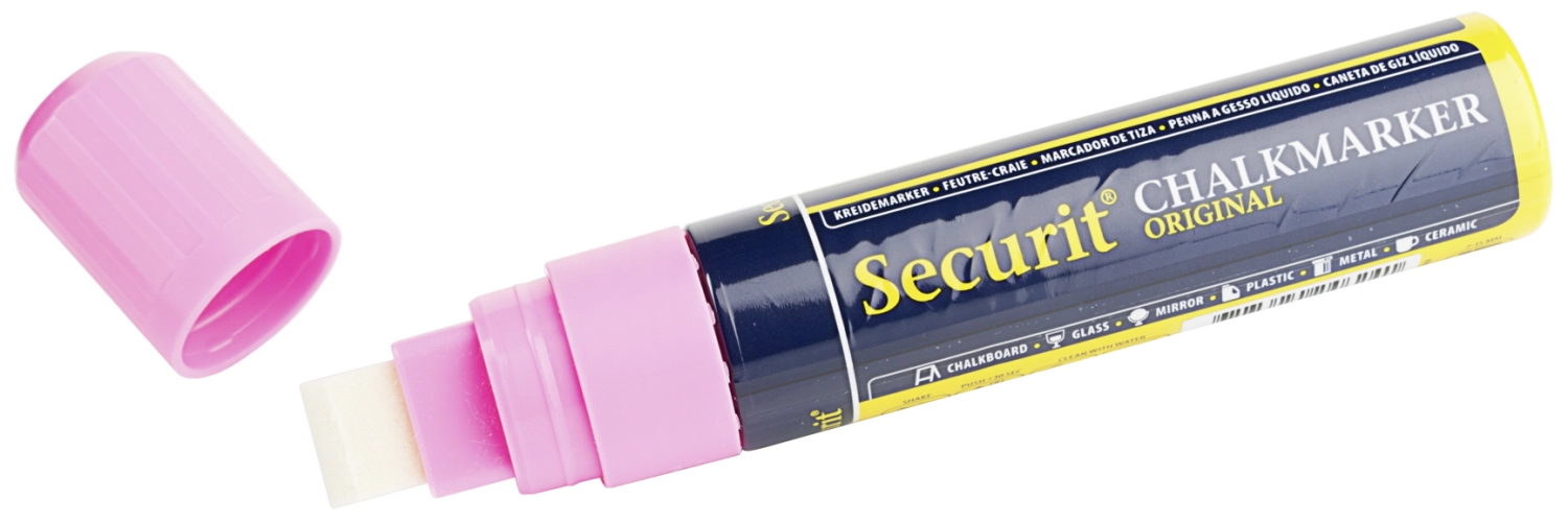 Kreidemarker breit pink