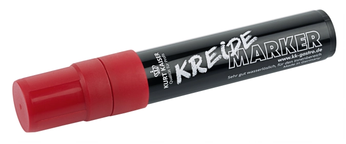Kreidemarker breit rot