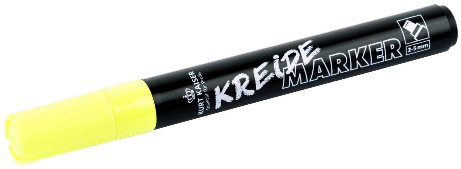 Kreidemarker schmal gelb