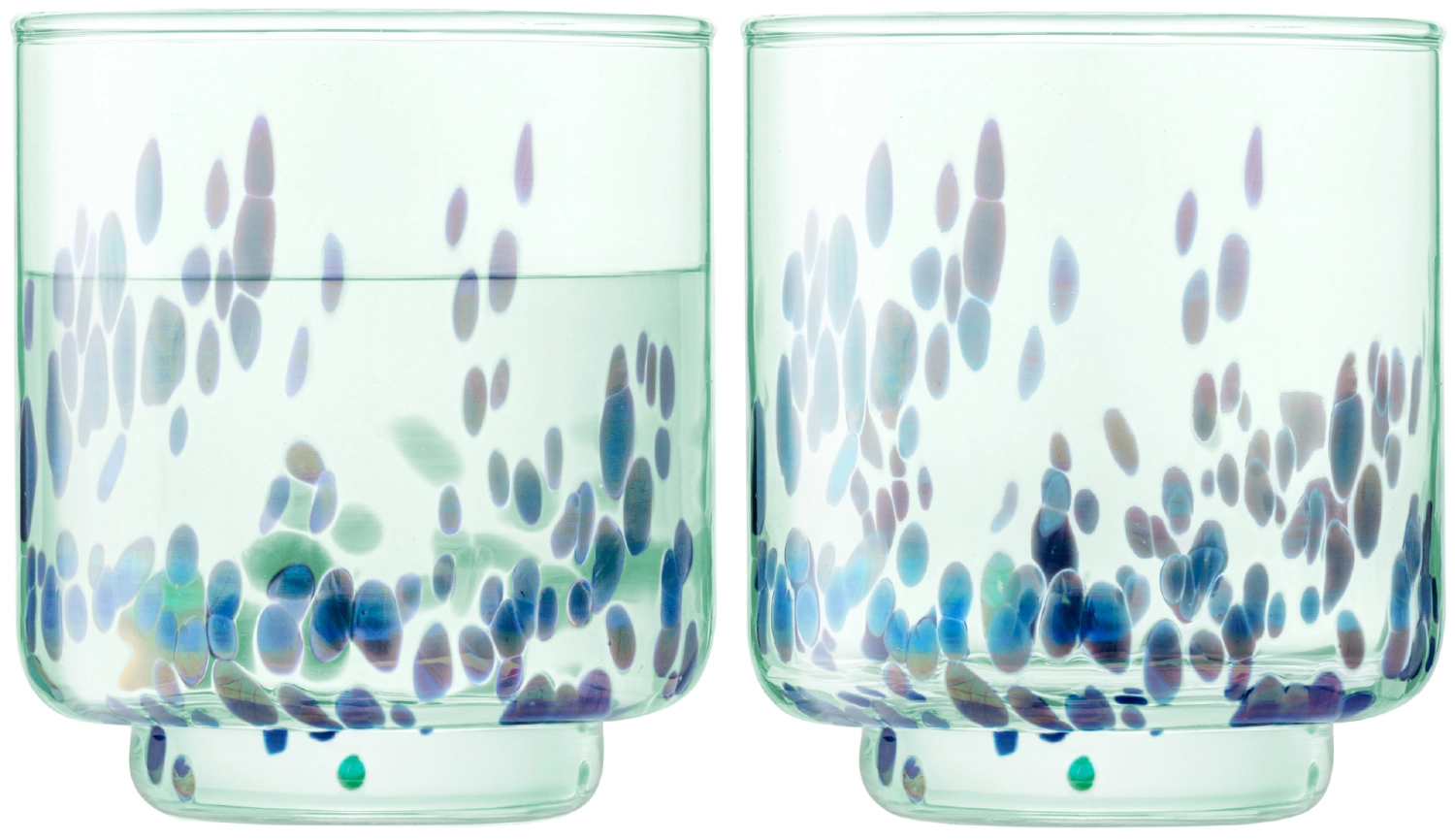 2er Set Sea Glass Trinkglas