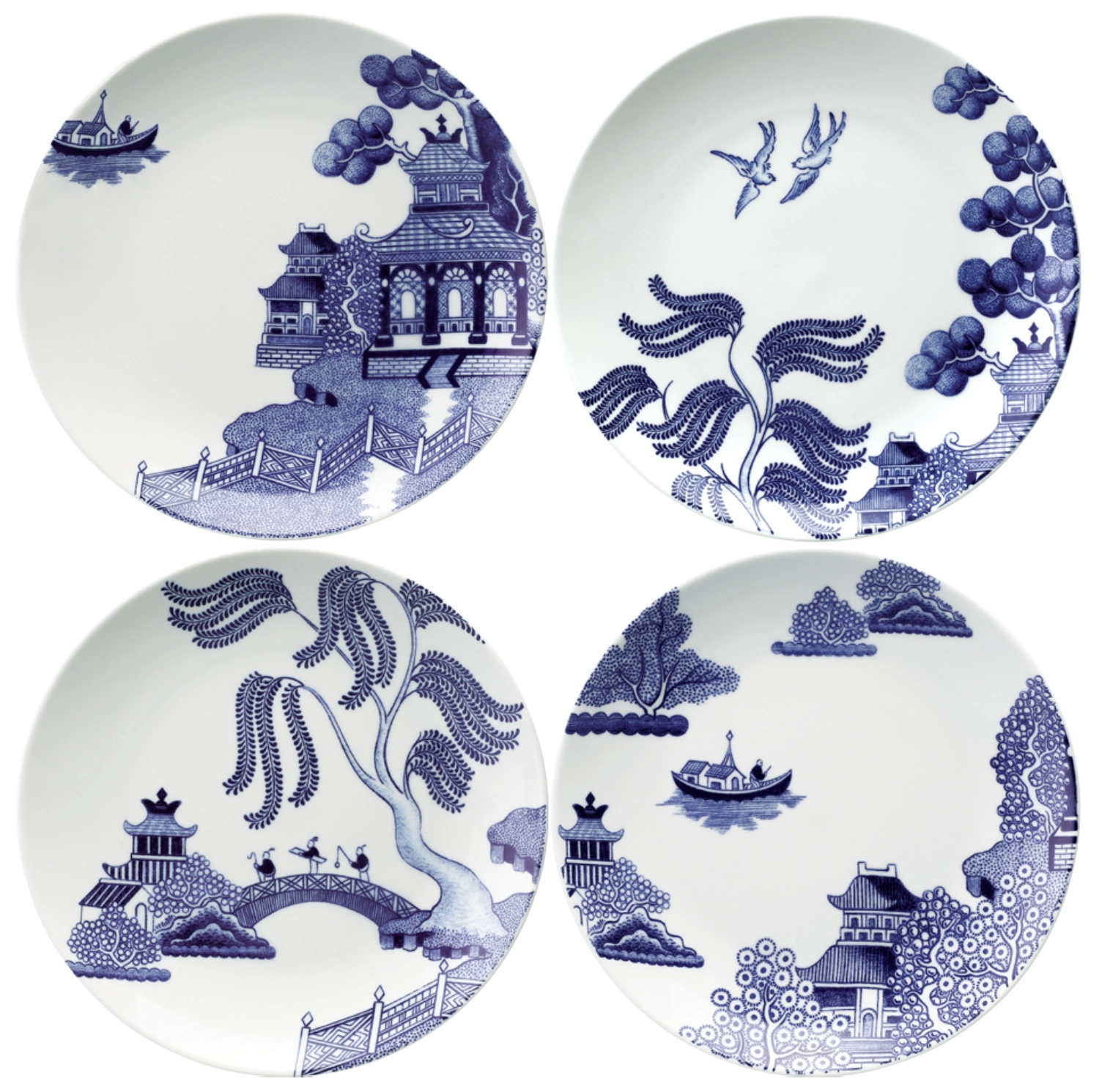 Set de 4 assiettes à salade