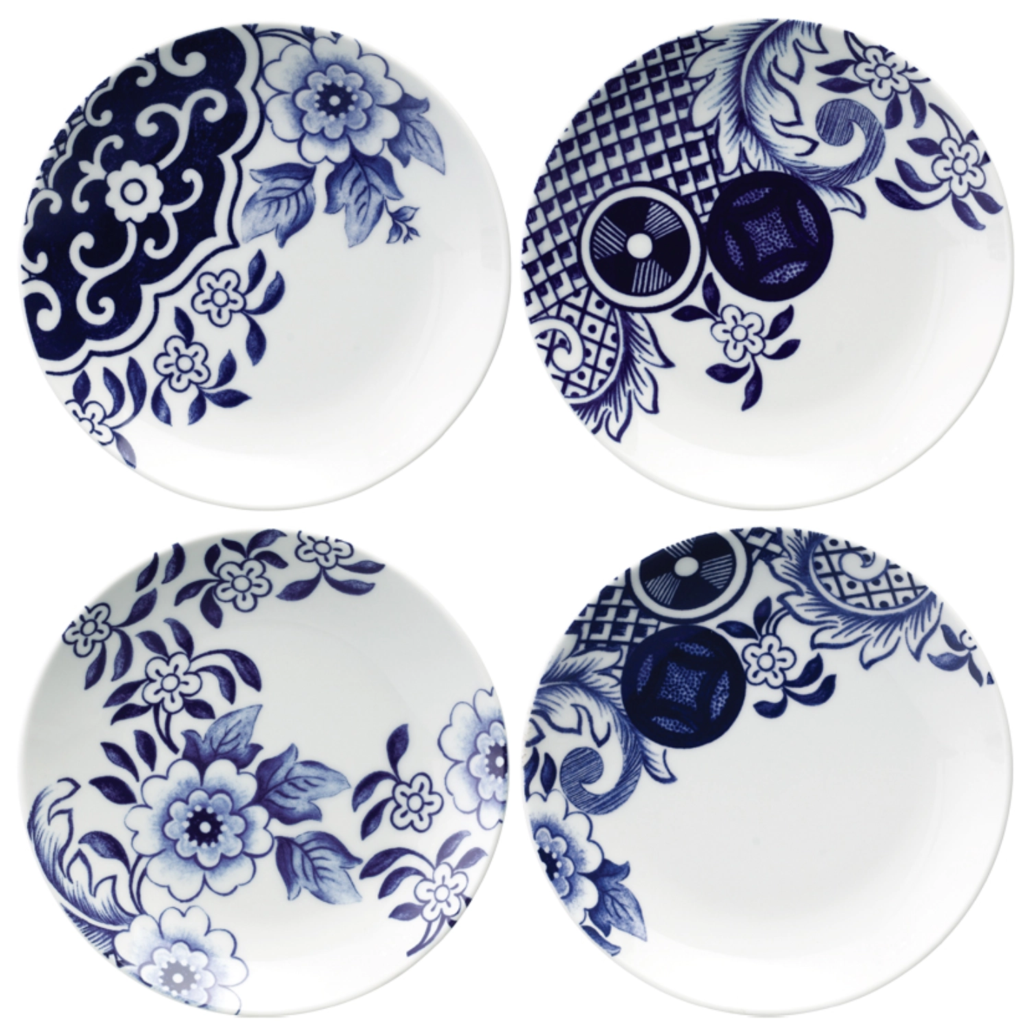 Set de 4 assiettes à dessert