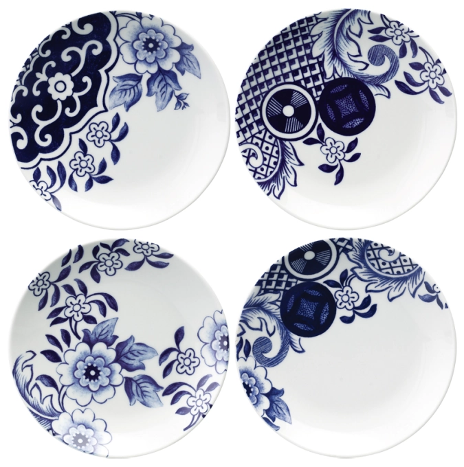 Set de 4 assiettes à dessert