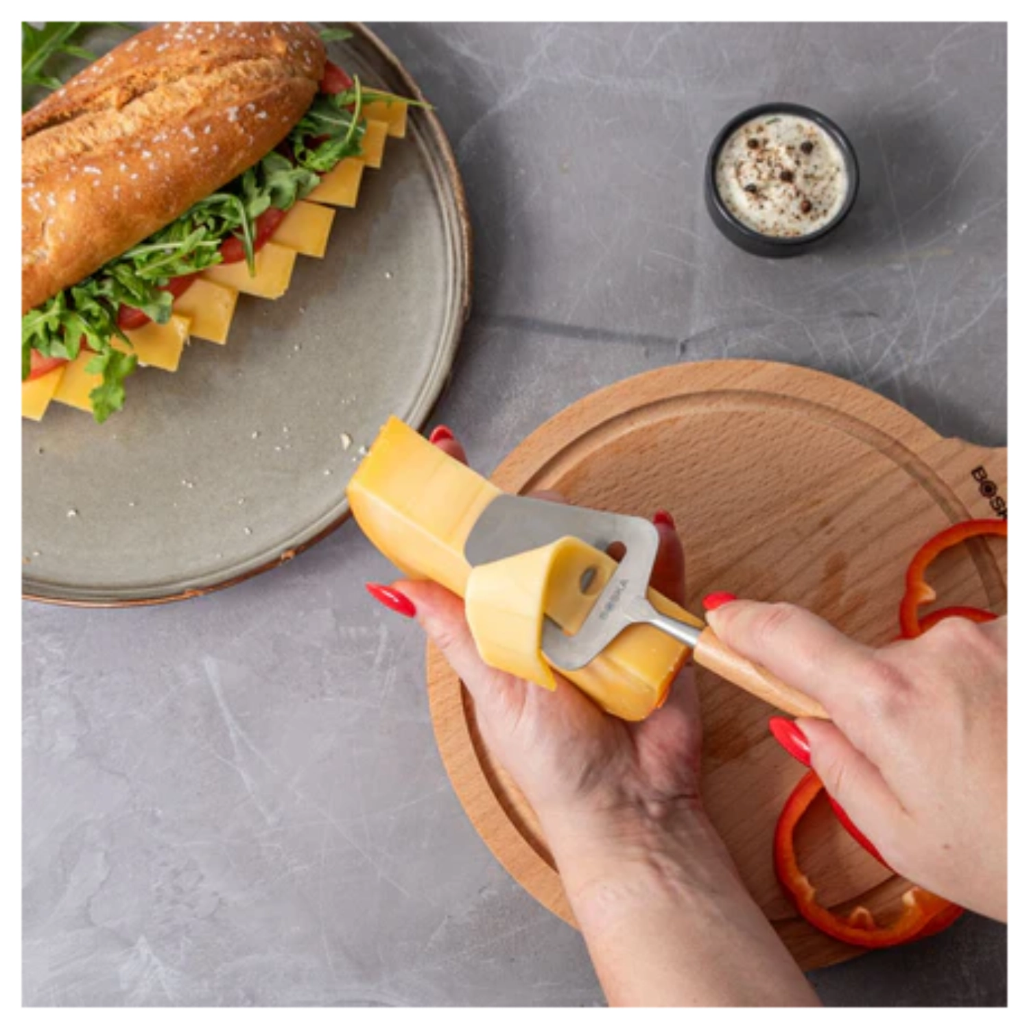 Amigo trancheuse à fromage mini