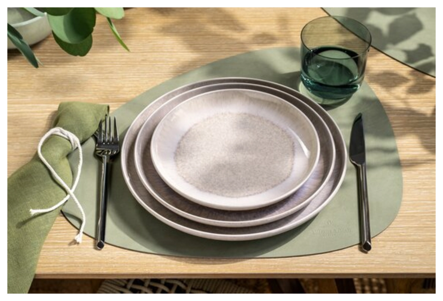 Perlemor Sand Frühstücks-/Dessertteller