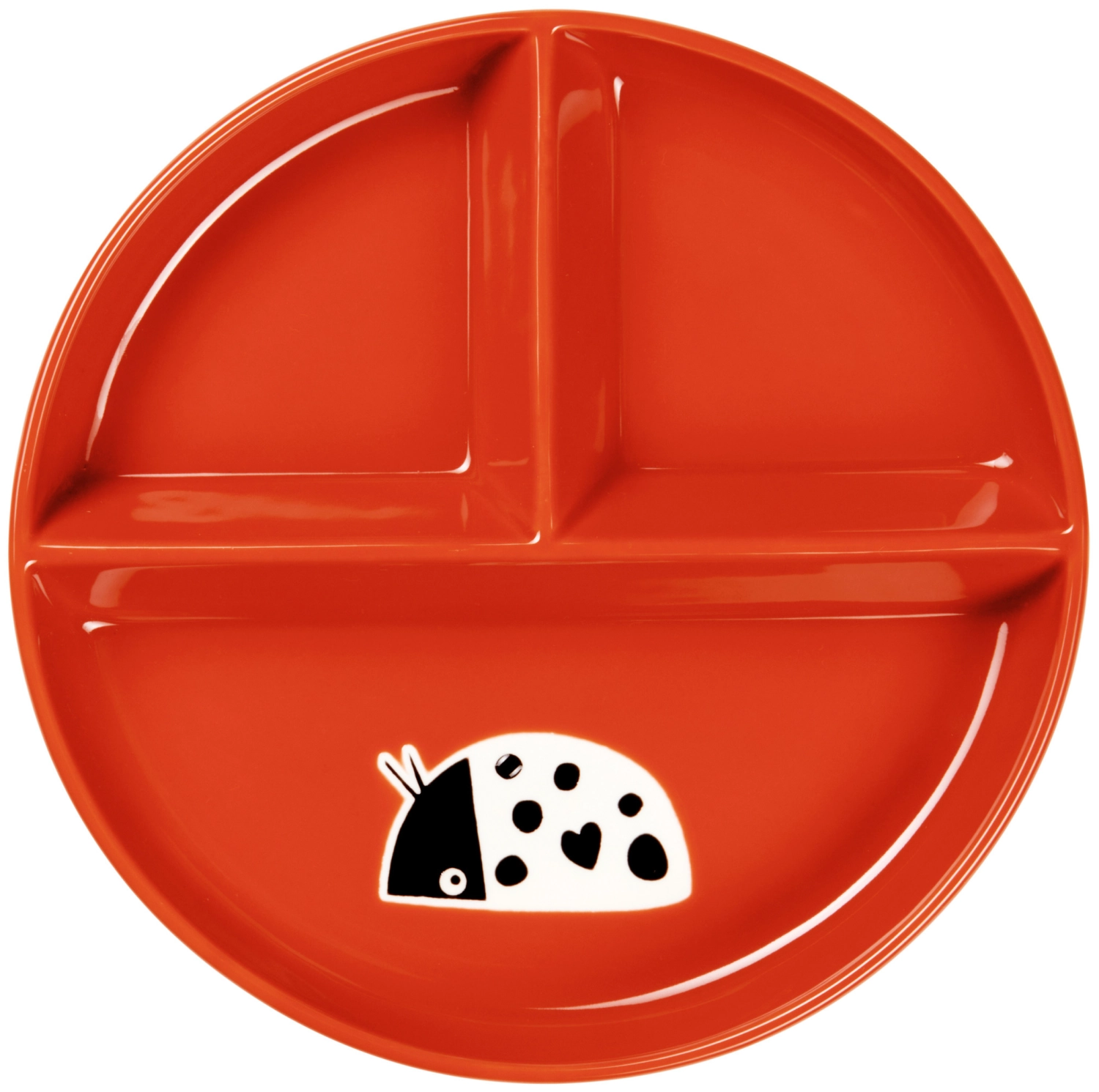 Buddies assiette, coccinelle