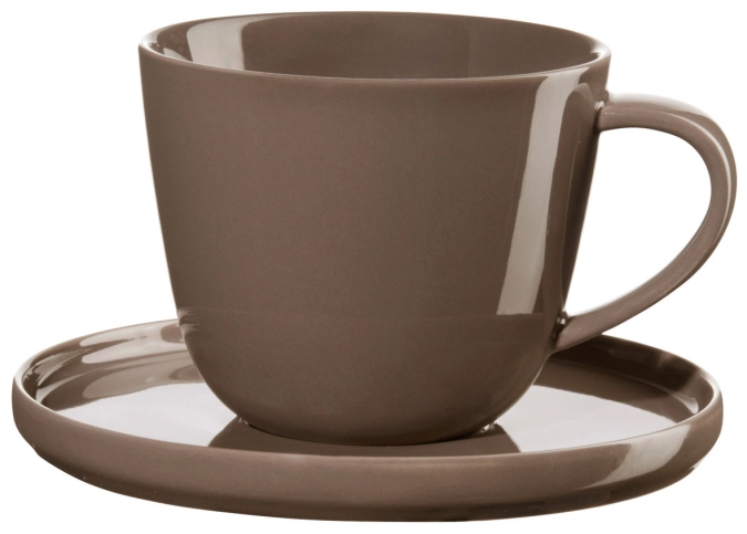 Coppa Kaffeetasse mit Unterteller, kaori