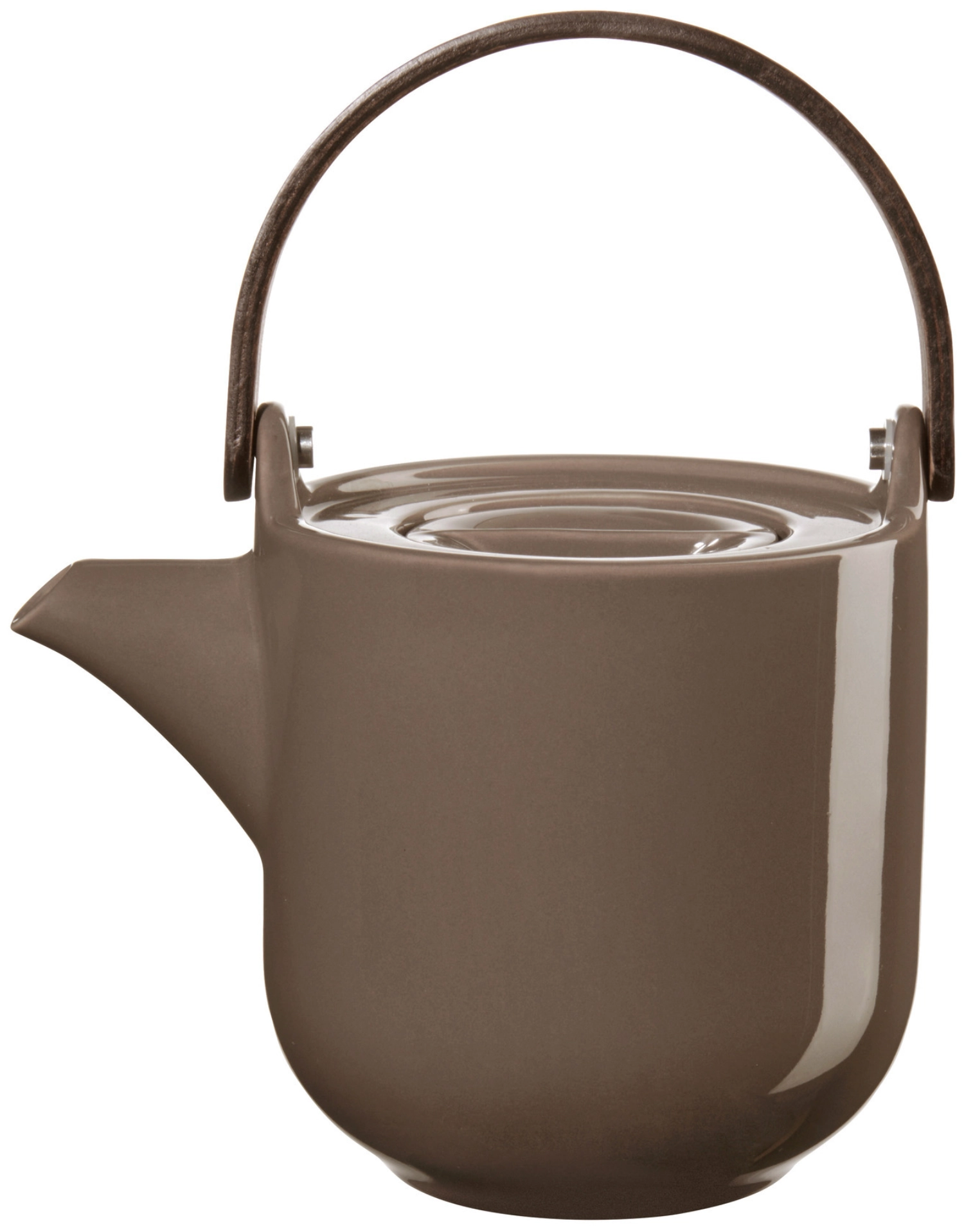 Coppa Teekanne mit Holzgriff, kaori