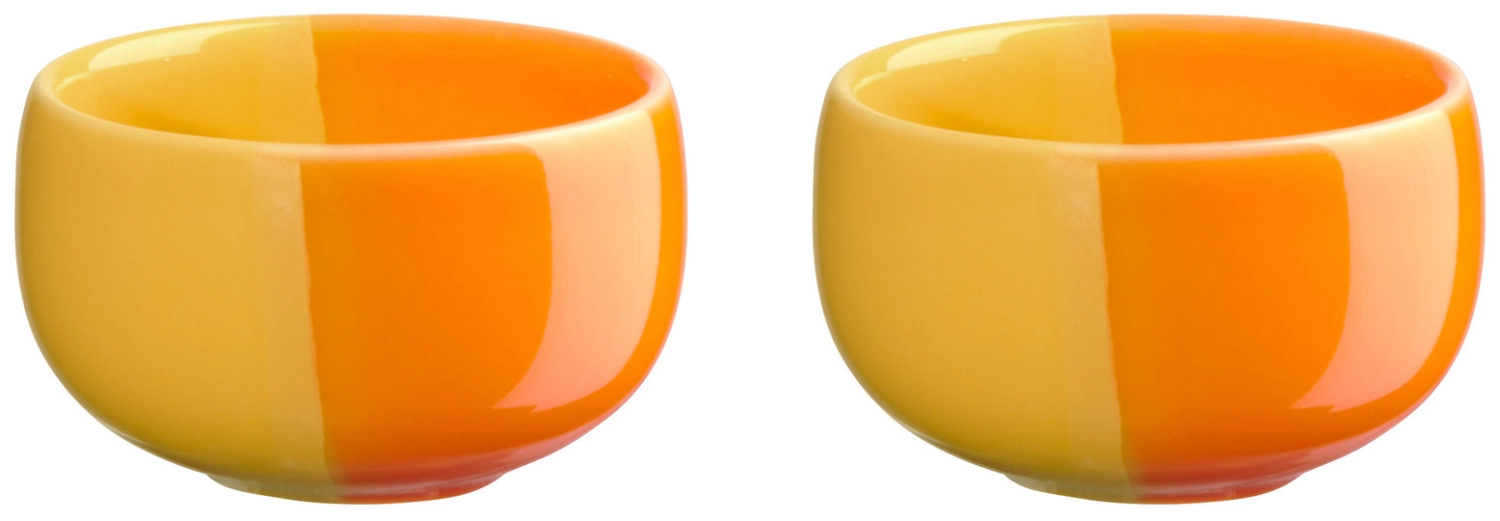 2er Set Joy Eierbecher, orange smoothie