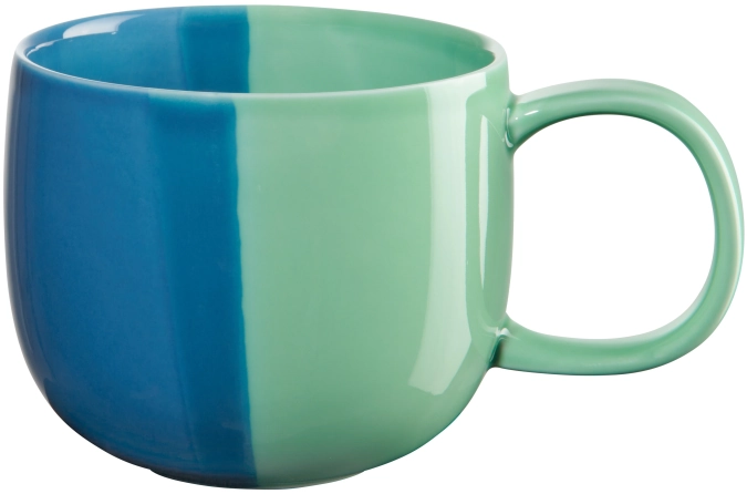 Joy mug, blueberry smoothie